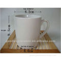 11 OZ common milk ceramic mug
